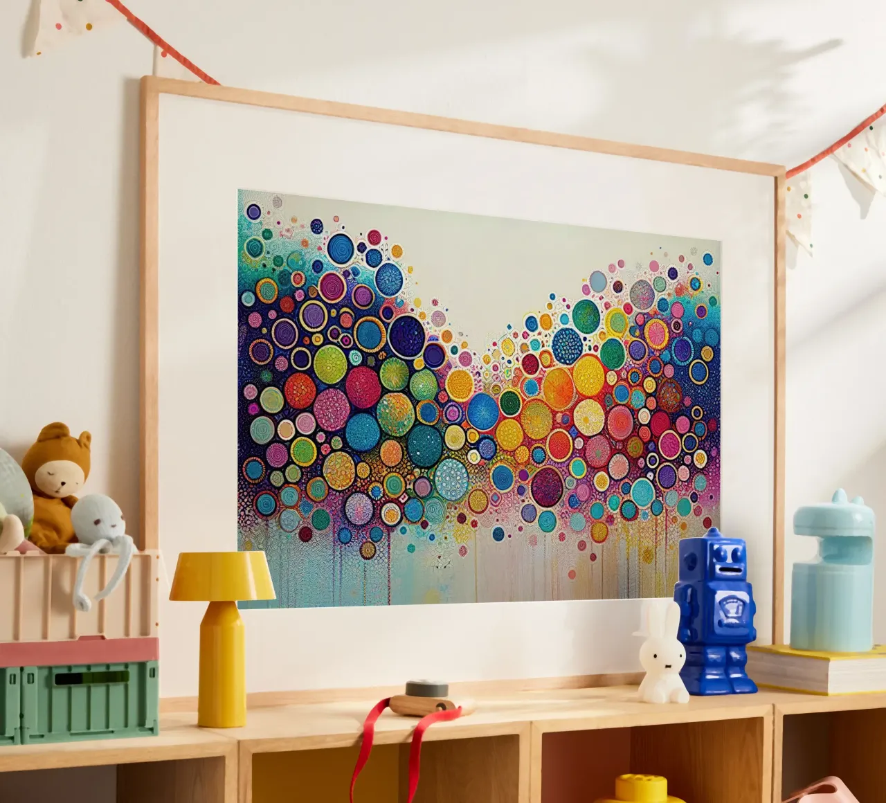 Arte da parete di Imagine poster con telaio in alluminio da Imagine