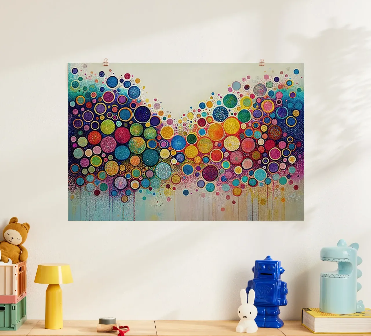 Arte da parete di Imagine poster con telaio in alluminio da Imagine