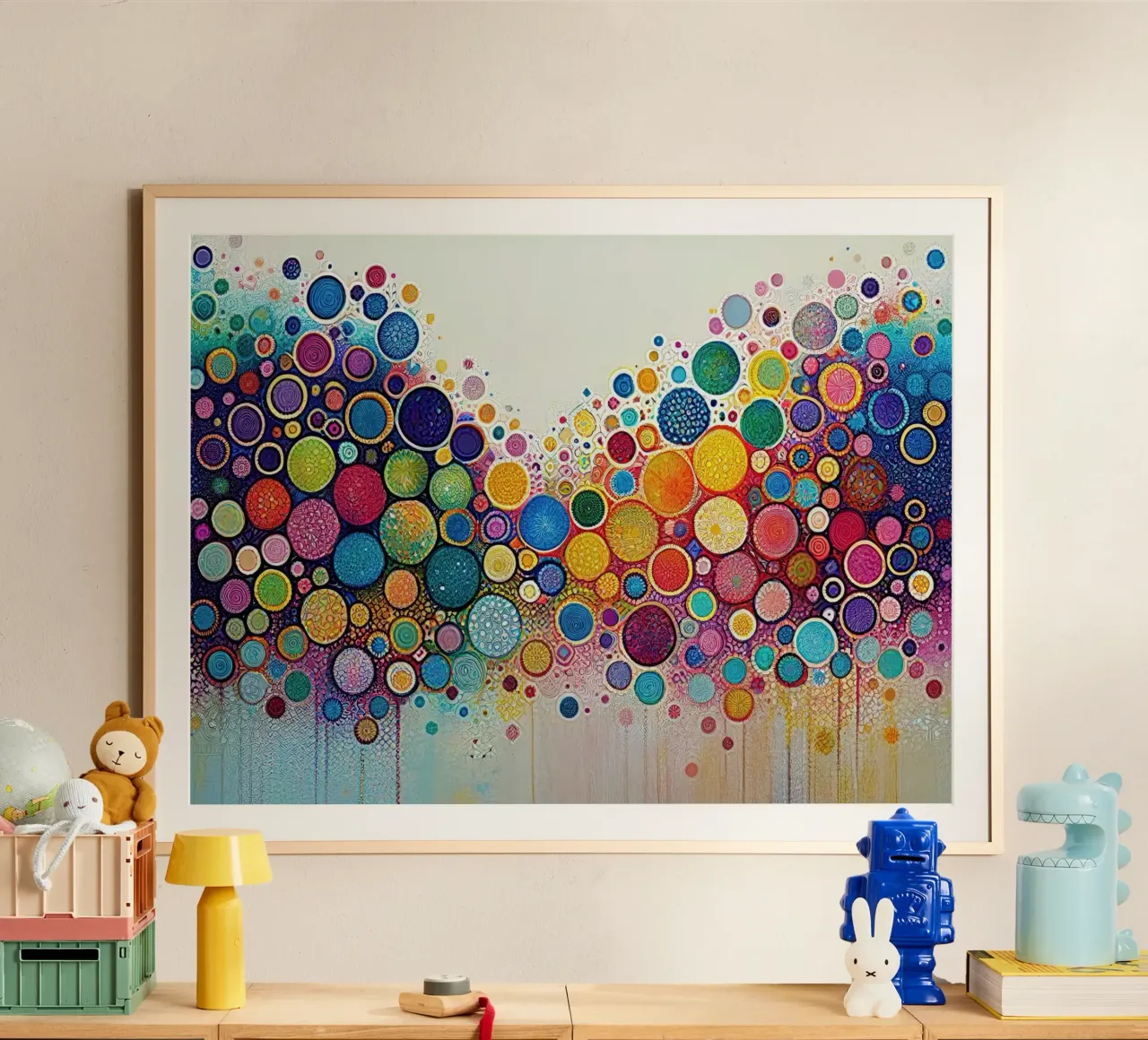 Arte da parete di Imagine poster con telaio in alluminio da Imagine
