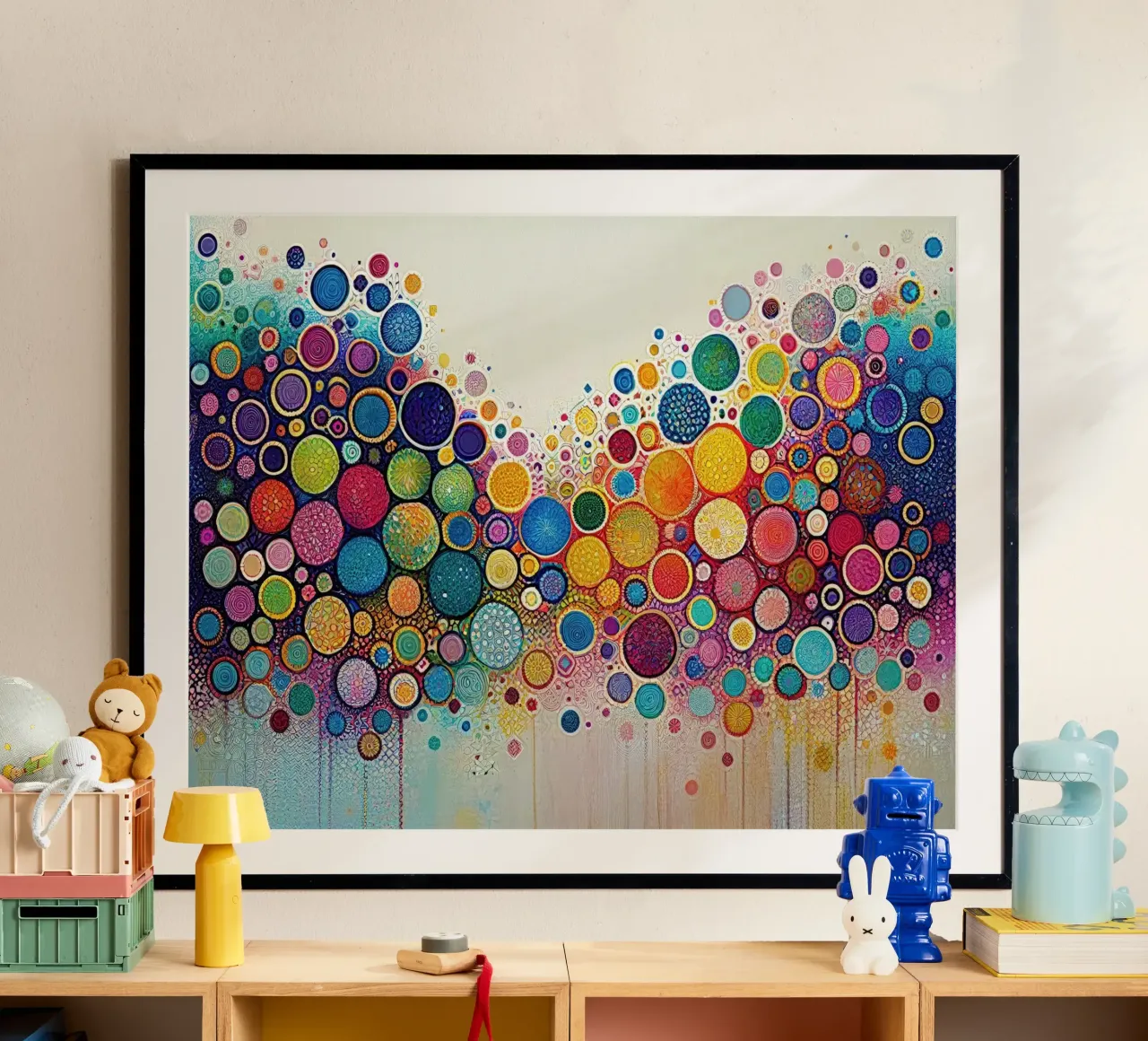 Arte da parete di Imagine poster con telaio in alluminio da Imagine