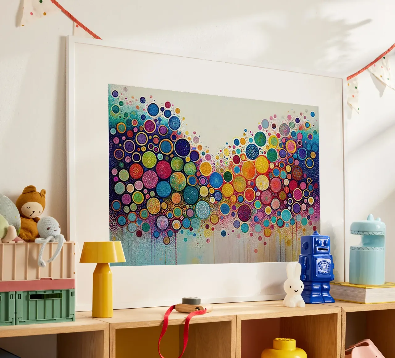 Arte da parete di Imagine poster con telaio in alluminio da Imagine