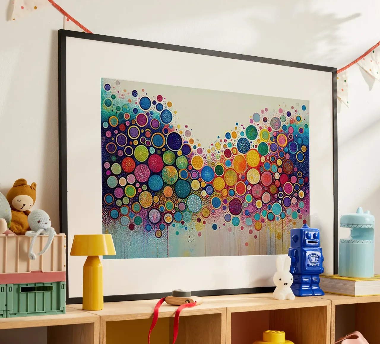 Arte da parete di Imagine poster con telaio in alluminio da Imagine