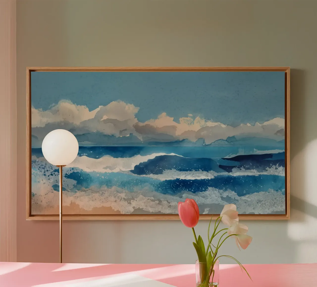 Cloudbreak Horizon tela con Cornice a cassetta da Matthias Keller Studio