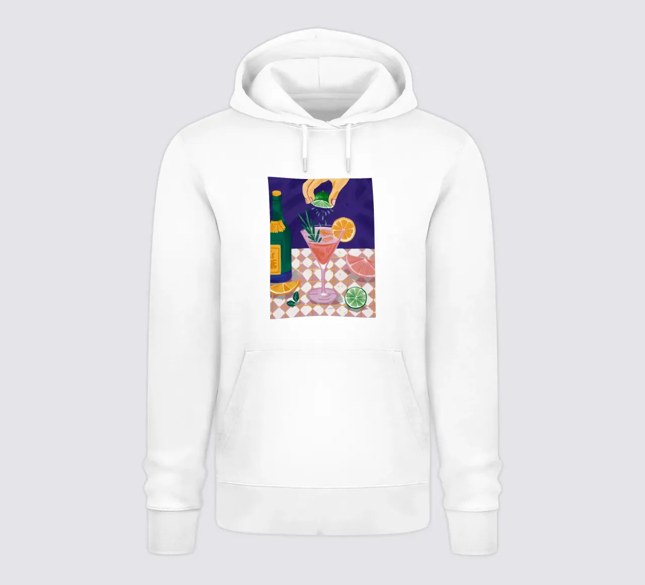 Spruzzata di lime e tonico felpa con cappuccio da Muse Artworks
