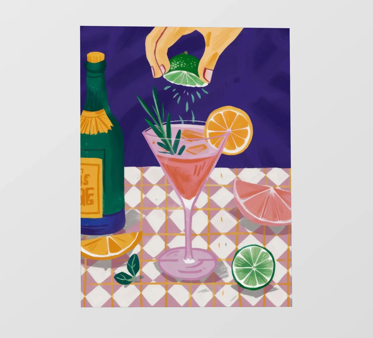 Spruzzata di lime e tonico pellicola backlit da Muse Artworks