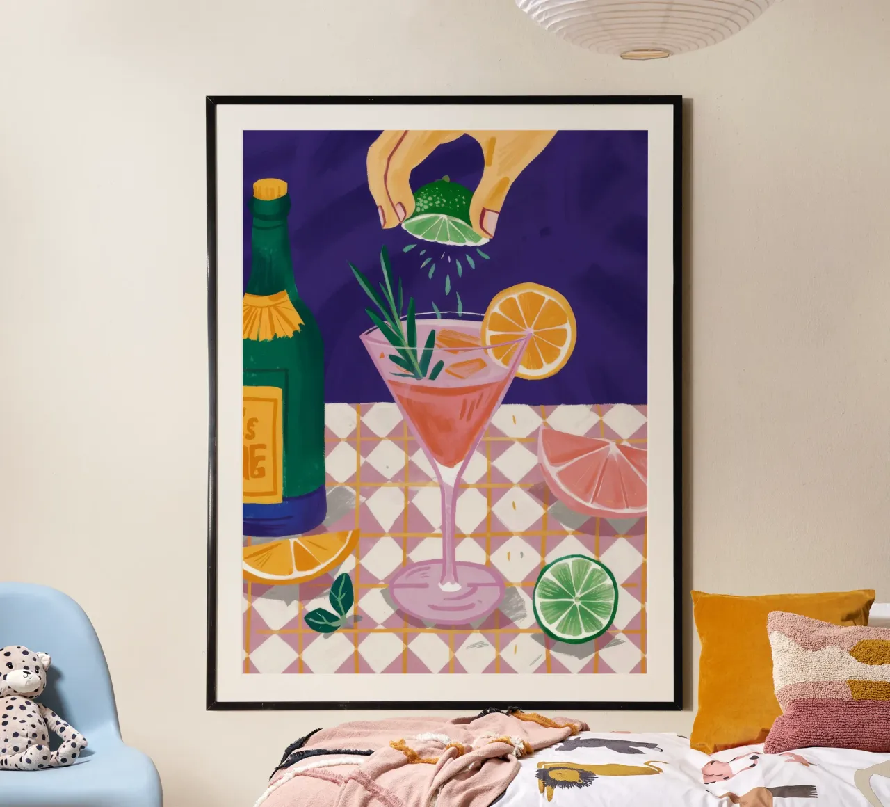 Spruzzata di lime e tonico carta hahnemühle da Muse Artworks