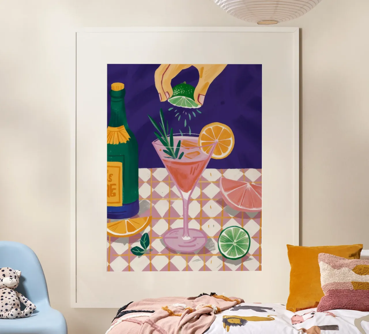 Spruzzata di lime e tonico carta hahnemühle da Muse Artworks