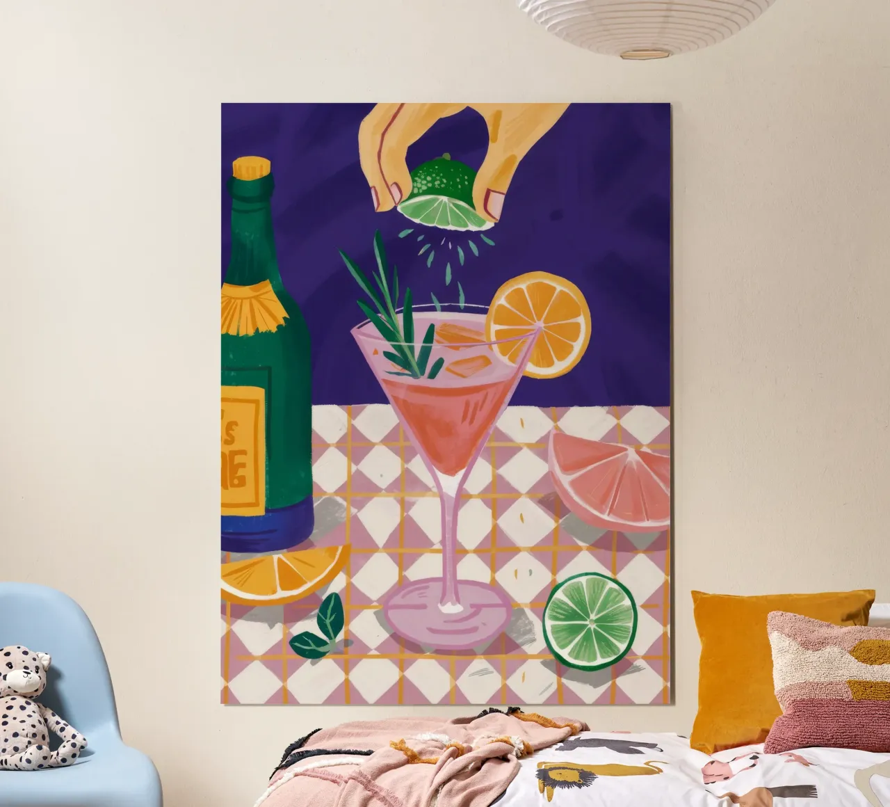 Spruzzata di lime e tonico carta hahnemühle da Muse Artworks