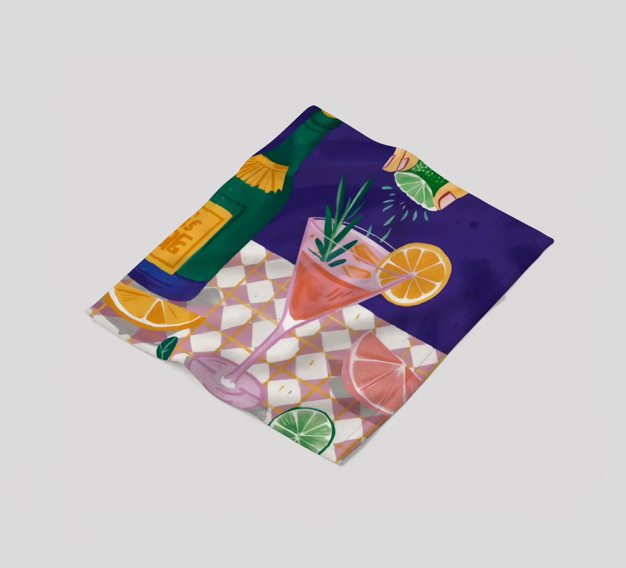 Spruzzata di lime e tonico coperta in pile da Muse Artworks