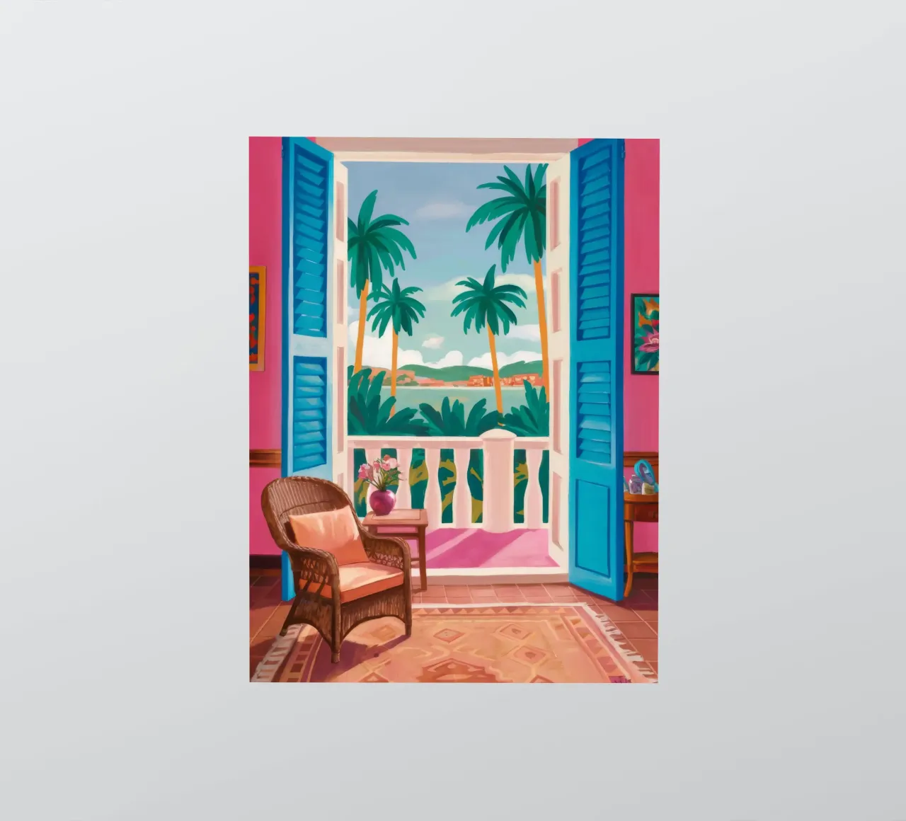 Azure Shutter Seascape sticker by FadeAura