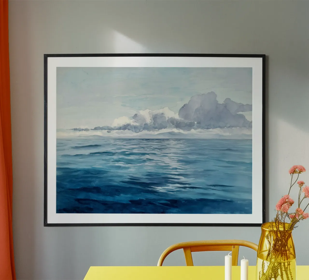 Deriva lontana poster con telaio in alluminio da Matthias Keller Studio