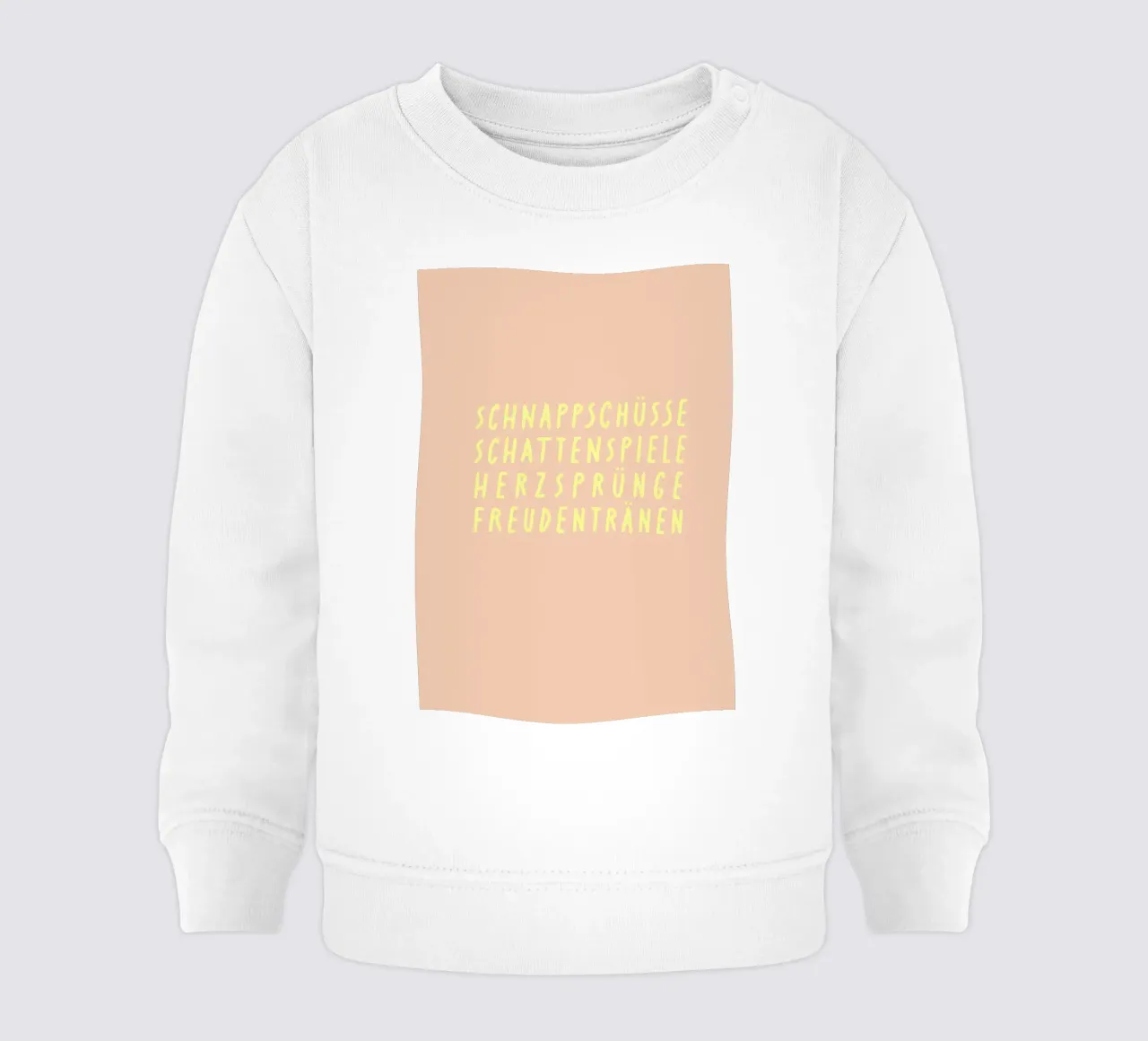 Schnappschüsse.Schattenspiele.Herzsprünge.Freudentränen. sweat pour bébé de FRICKE DESIGN