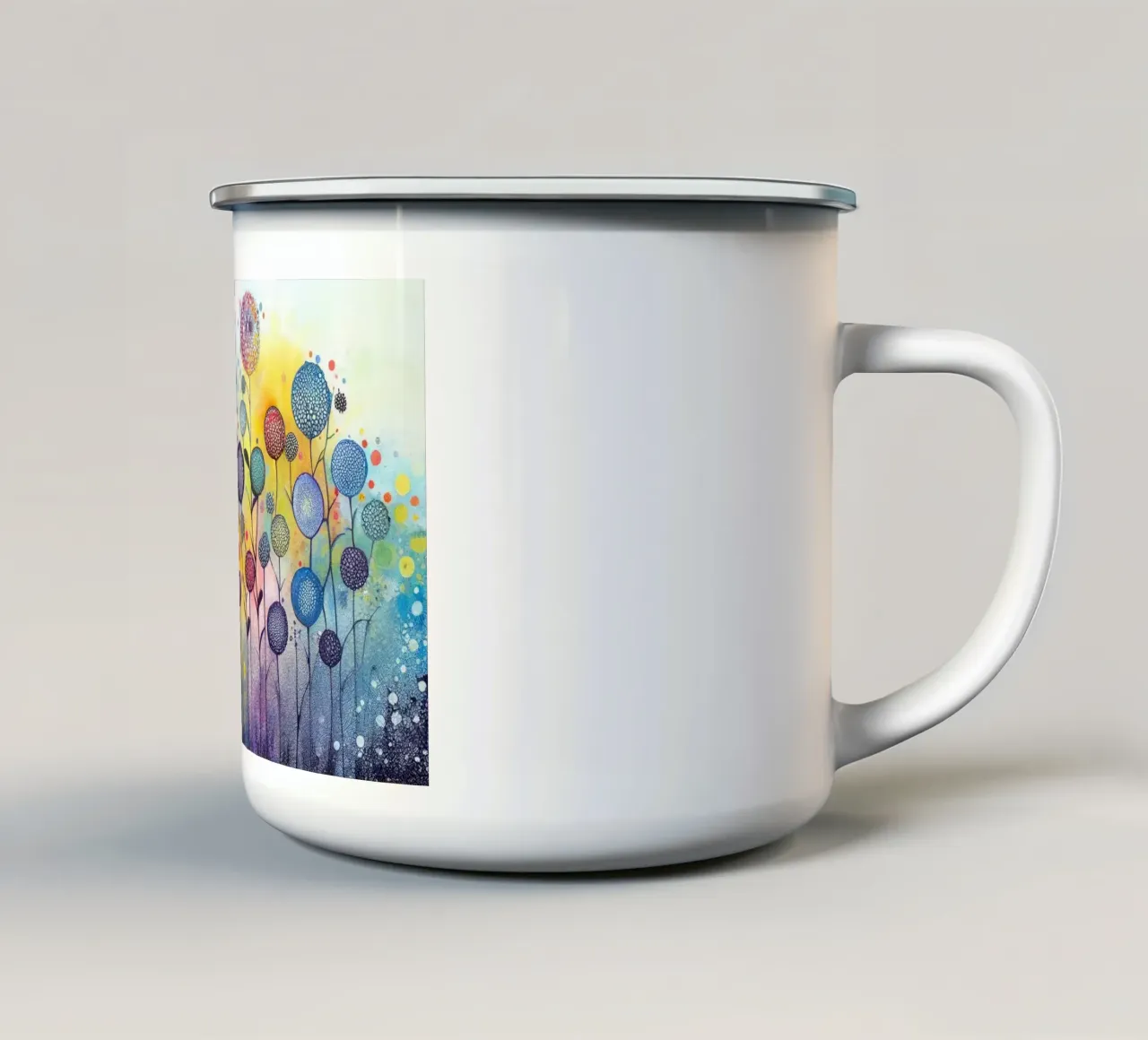 Arte da parete di Imagine tazza in smalto da Imagine