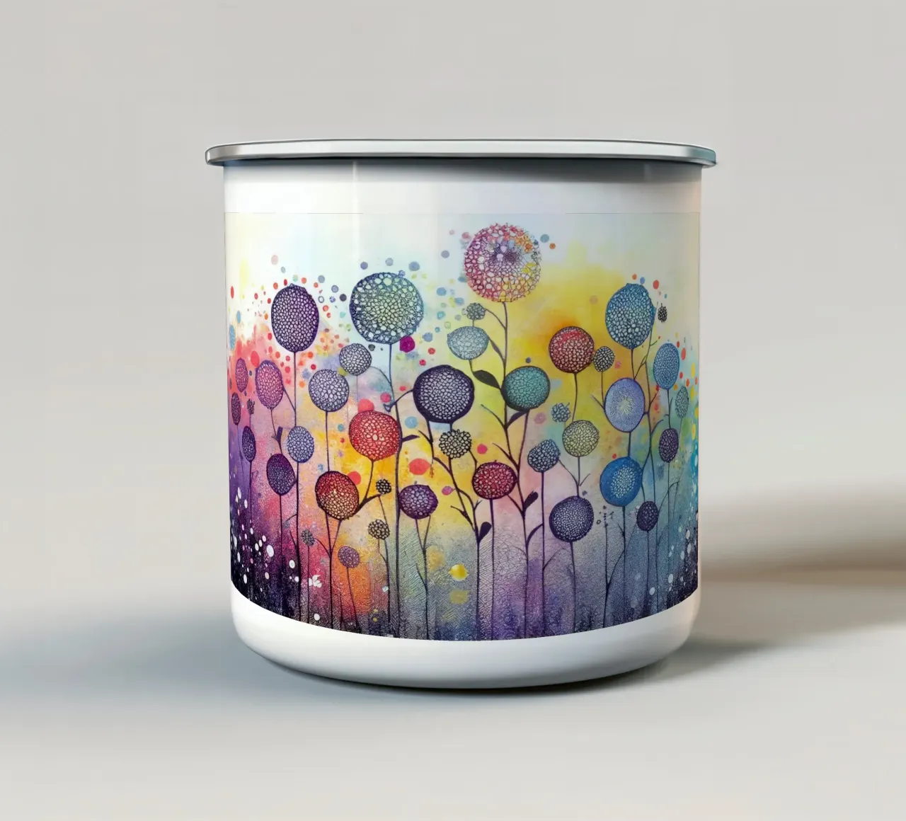 Arte da parete di Imagine tazza in smalto da Imagine