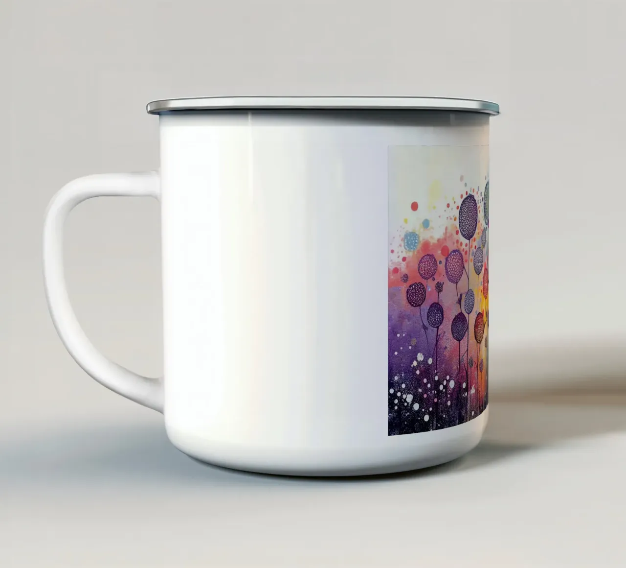 Arte da parete di Imagine tazza in smalto da Imagine
