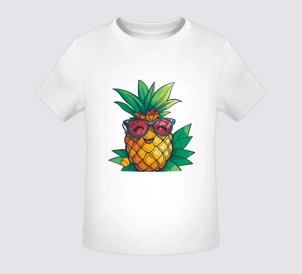 Ananas felice maglietta neonato da Motivate-Today