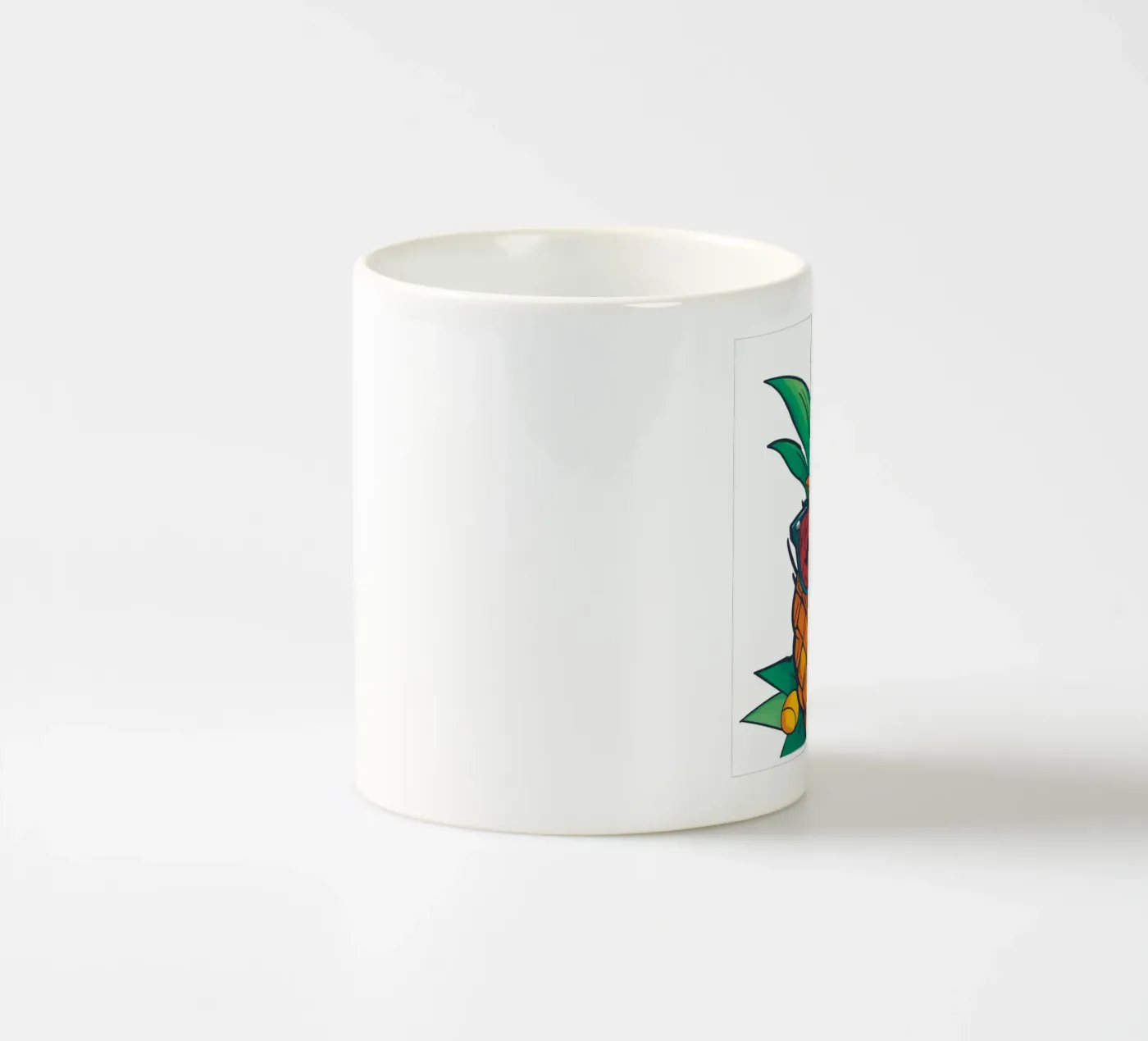 Happy Pineapple ceramic mug by Motivate-Today