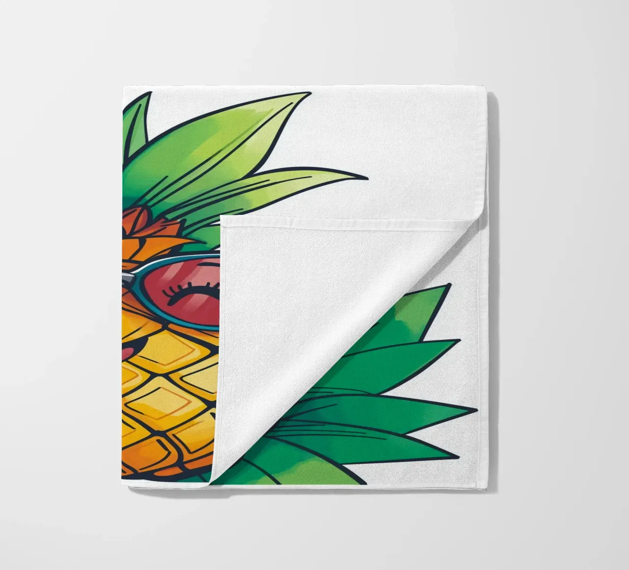 Ananas felice telo mare da Motivate-Today