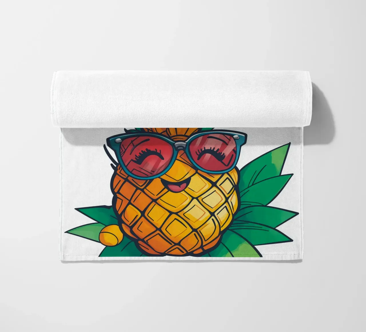 Ananas felice telo mare da Motivate-Today