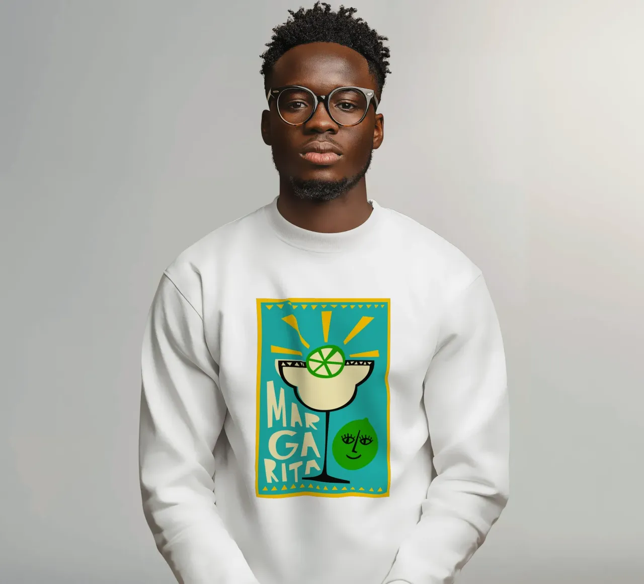 Margarita Cocktail sweatshirt by Fox & Velvet