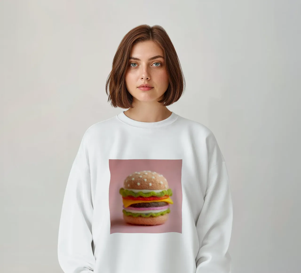 Hamburger soffice felpa da Motivate-Today