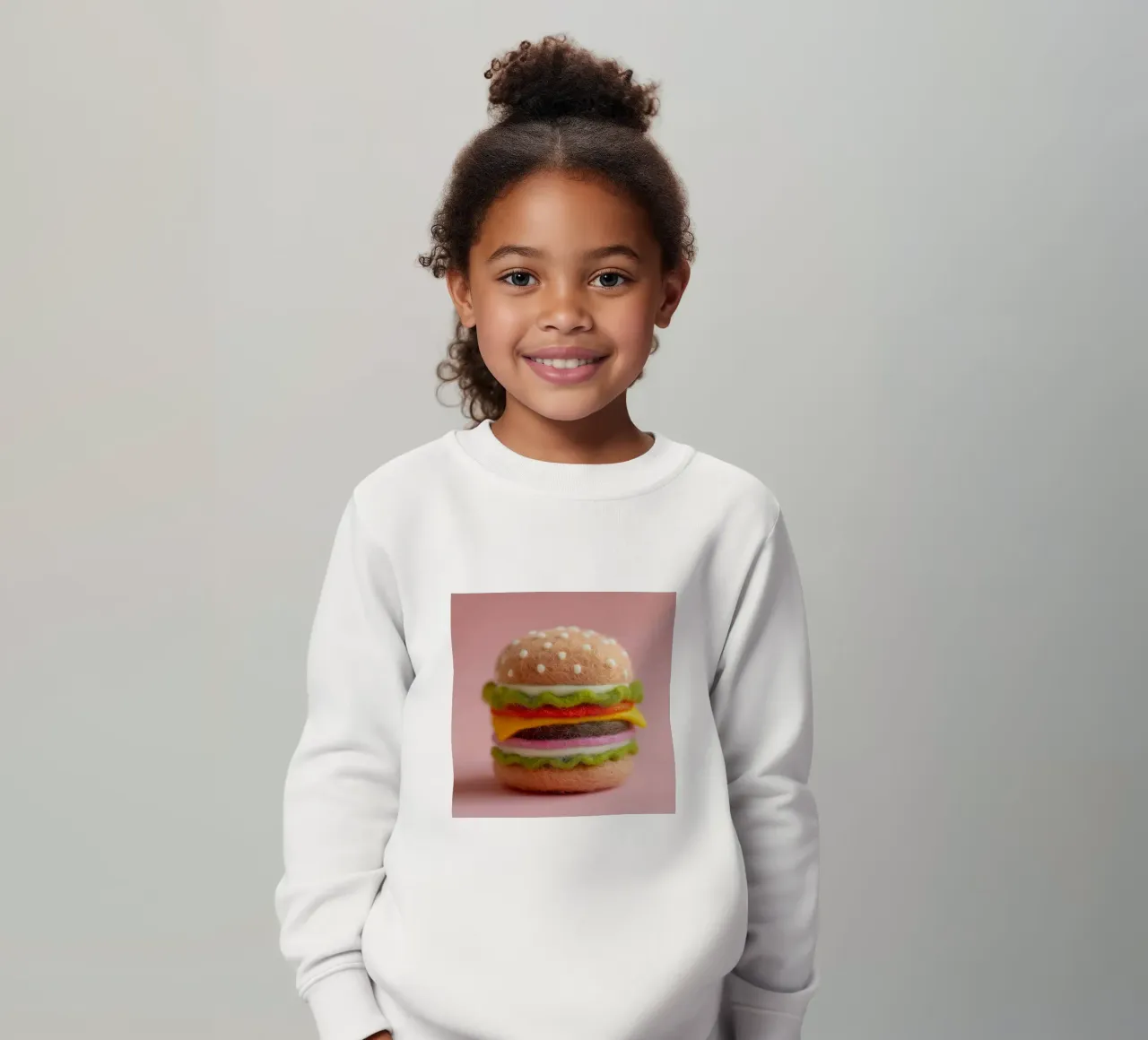 Hamburger soffice felpa bambino da Motivate-Today