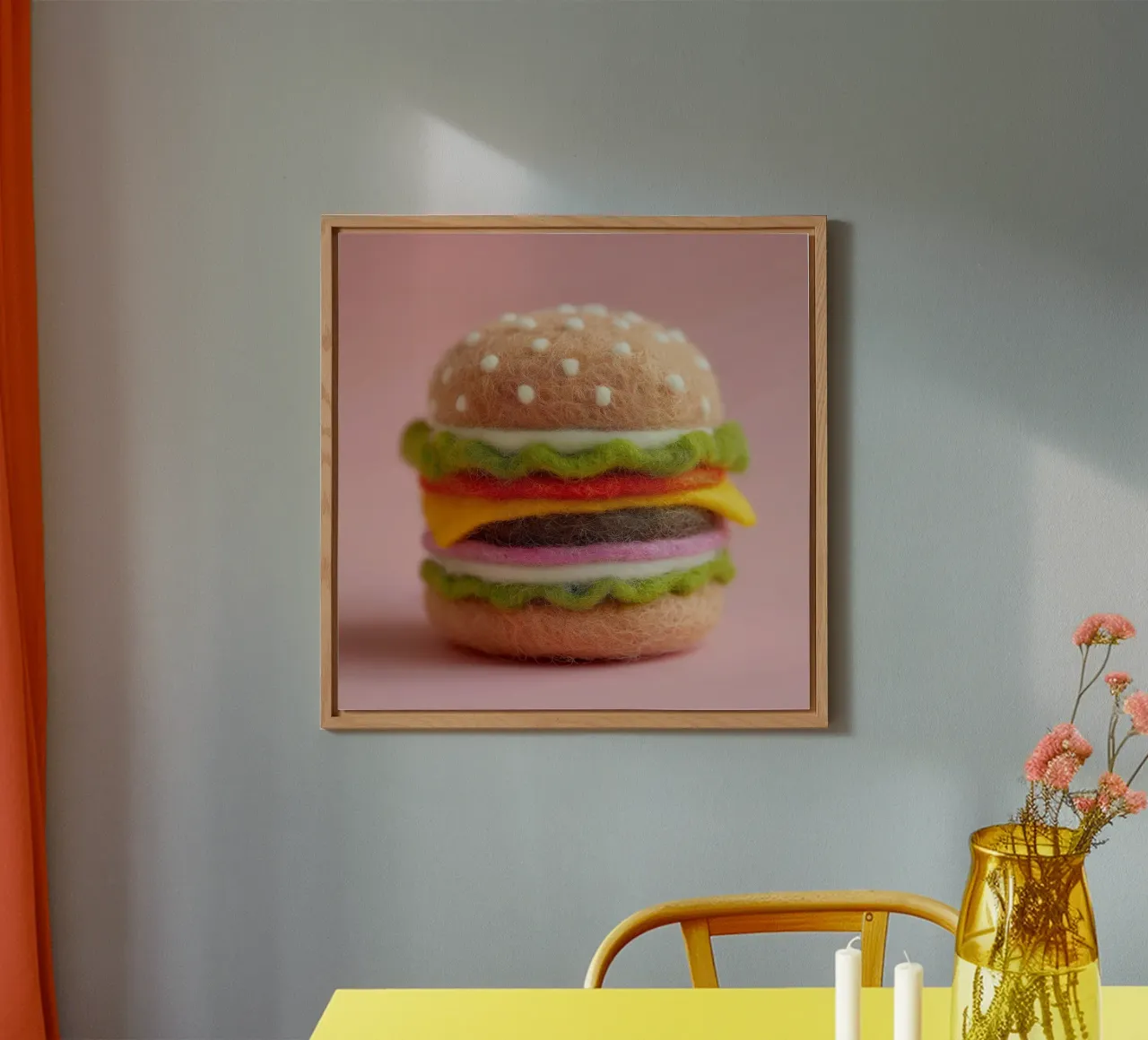 Hamburger soffice alluminio dibond da Motivate-Today