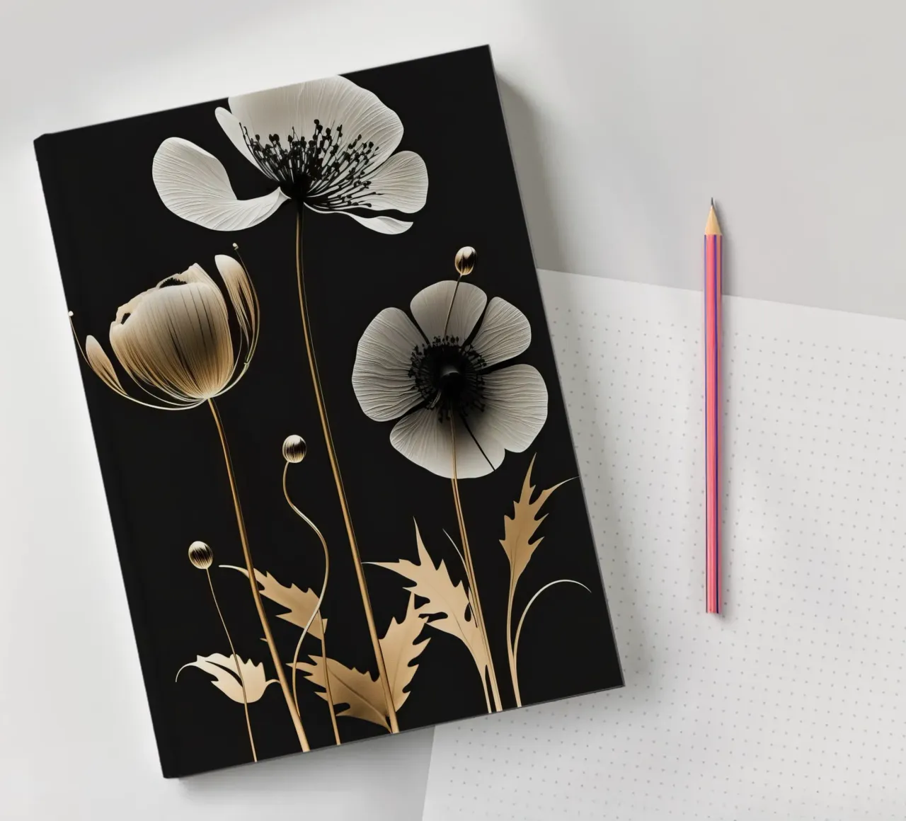 Art mural d'Imagine carnet de notes de Imagine