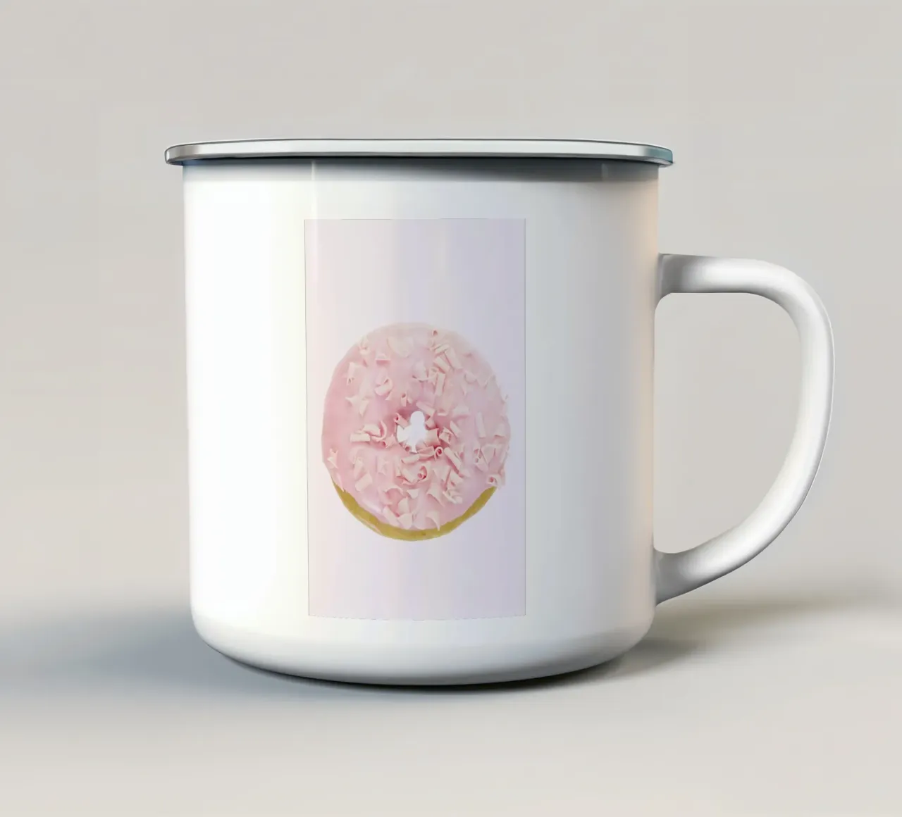 Pink Donut tazza in smalto da Lila x Lola