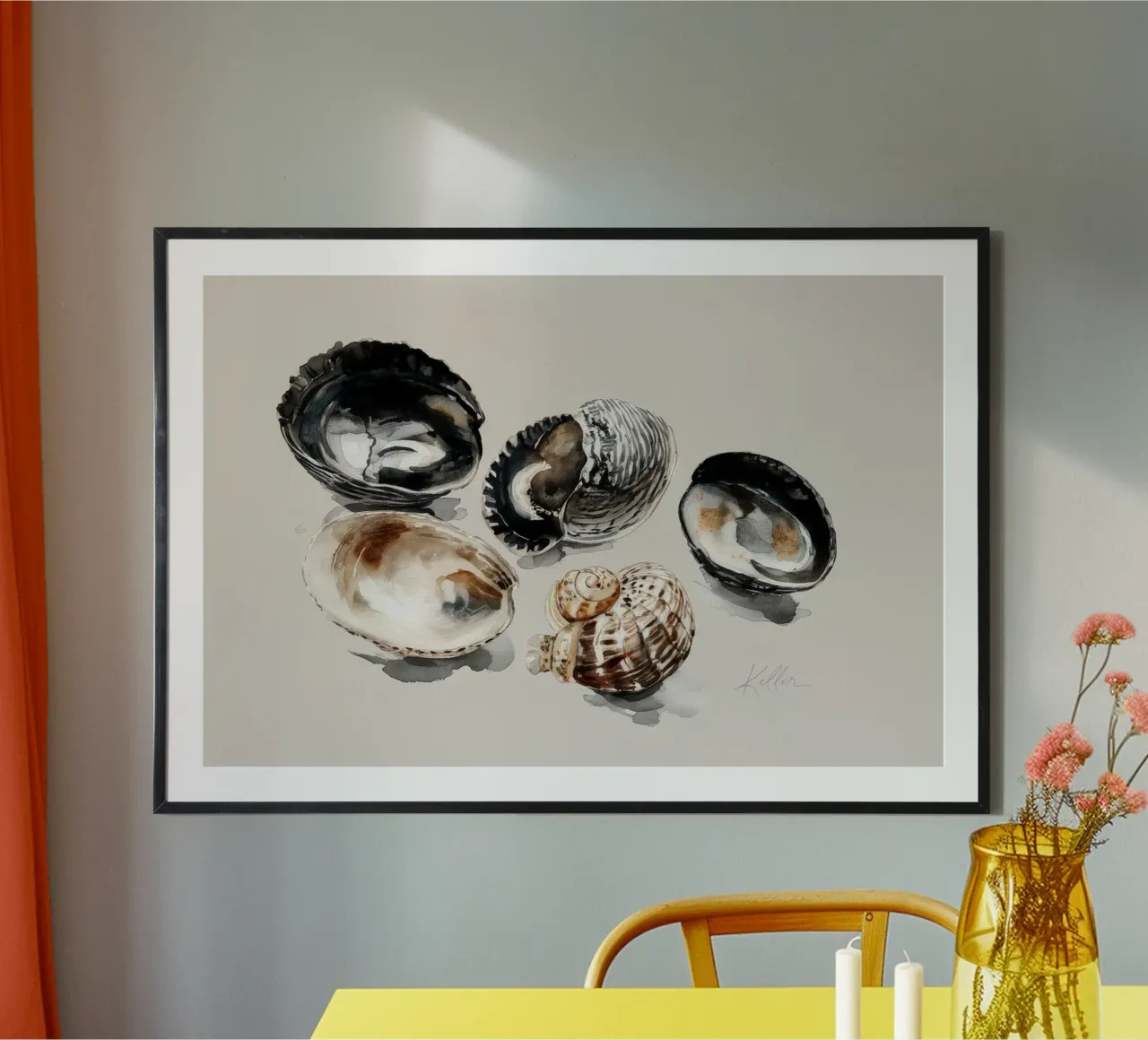 Scoperte in spiaggia poster da Matthias Keller Studio