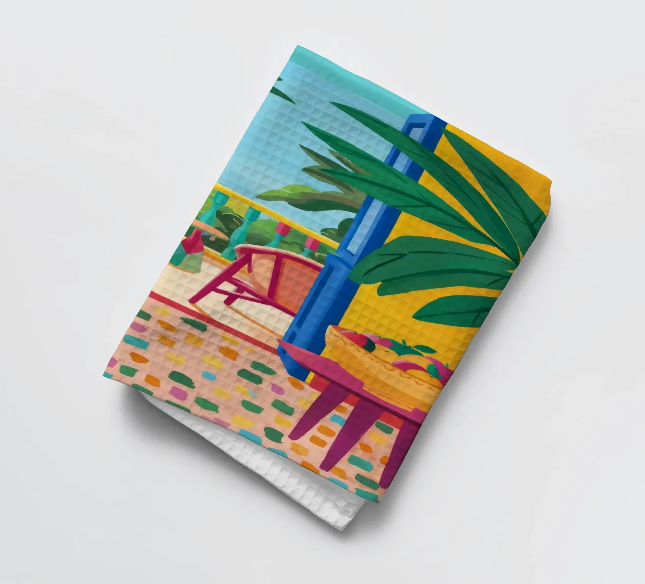 Balcon Vue sur la jungle torchon de FadeAura