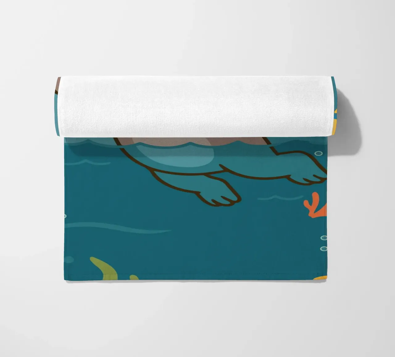 Immersione in mare con l'orso telo mare da namosh