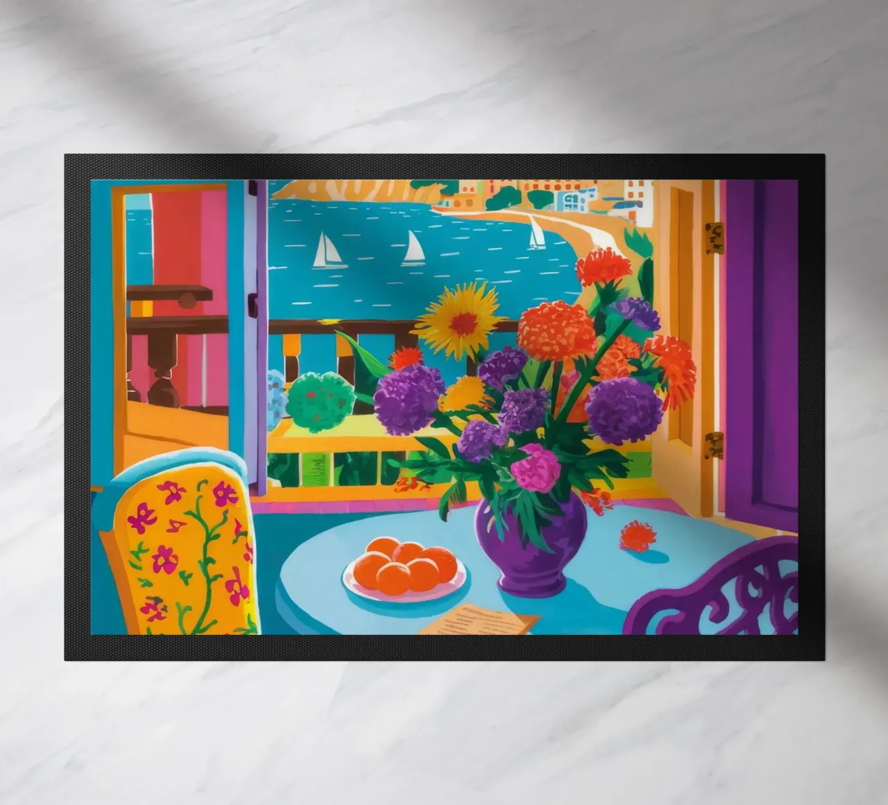 Festa colorata in terrazza zerbino da FadeAura