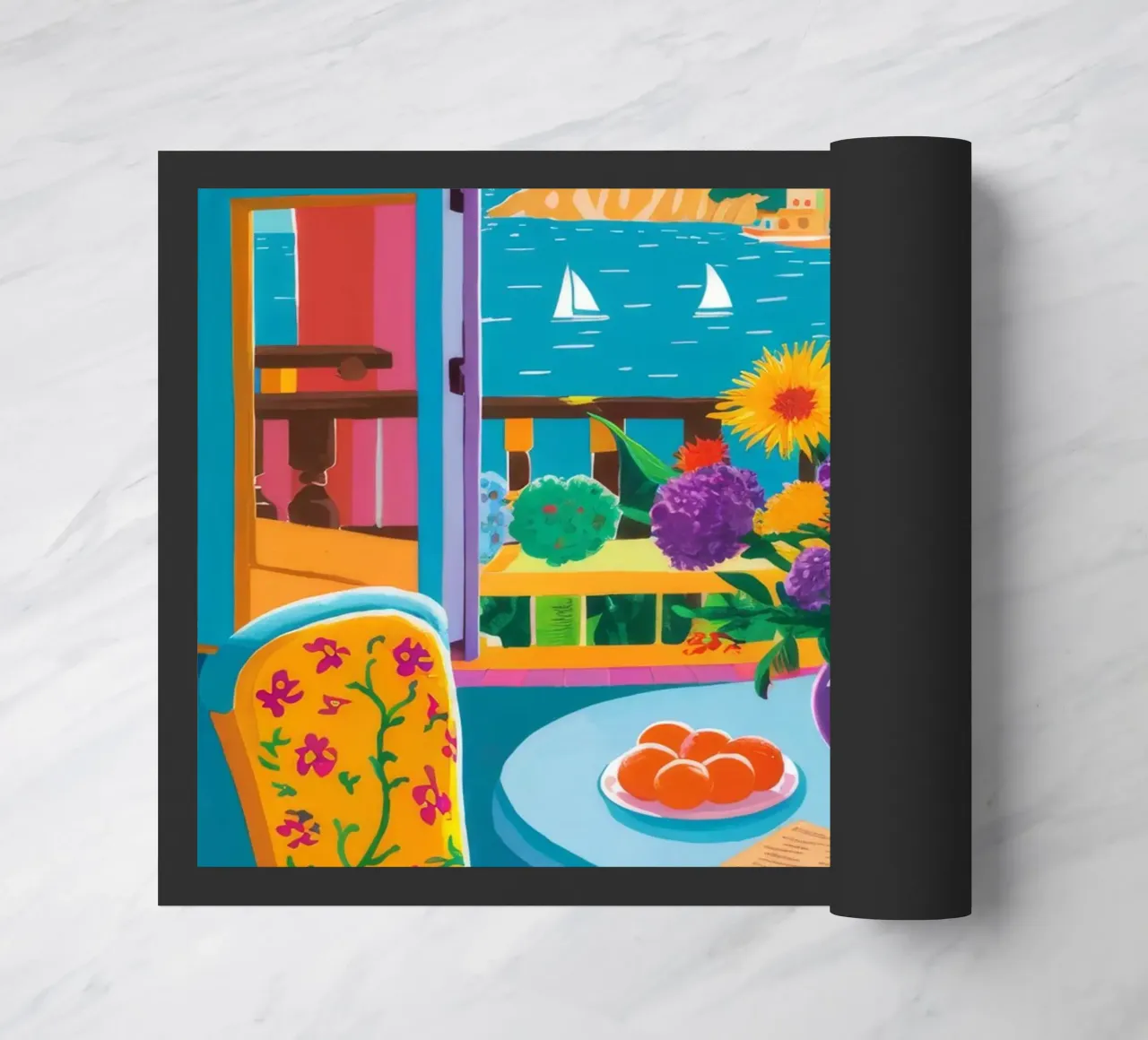 Festa colorata in terrazza zerbino da FadeAura