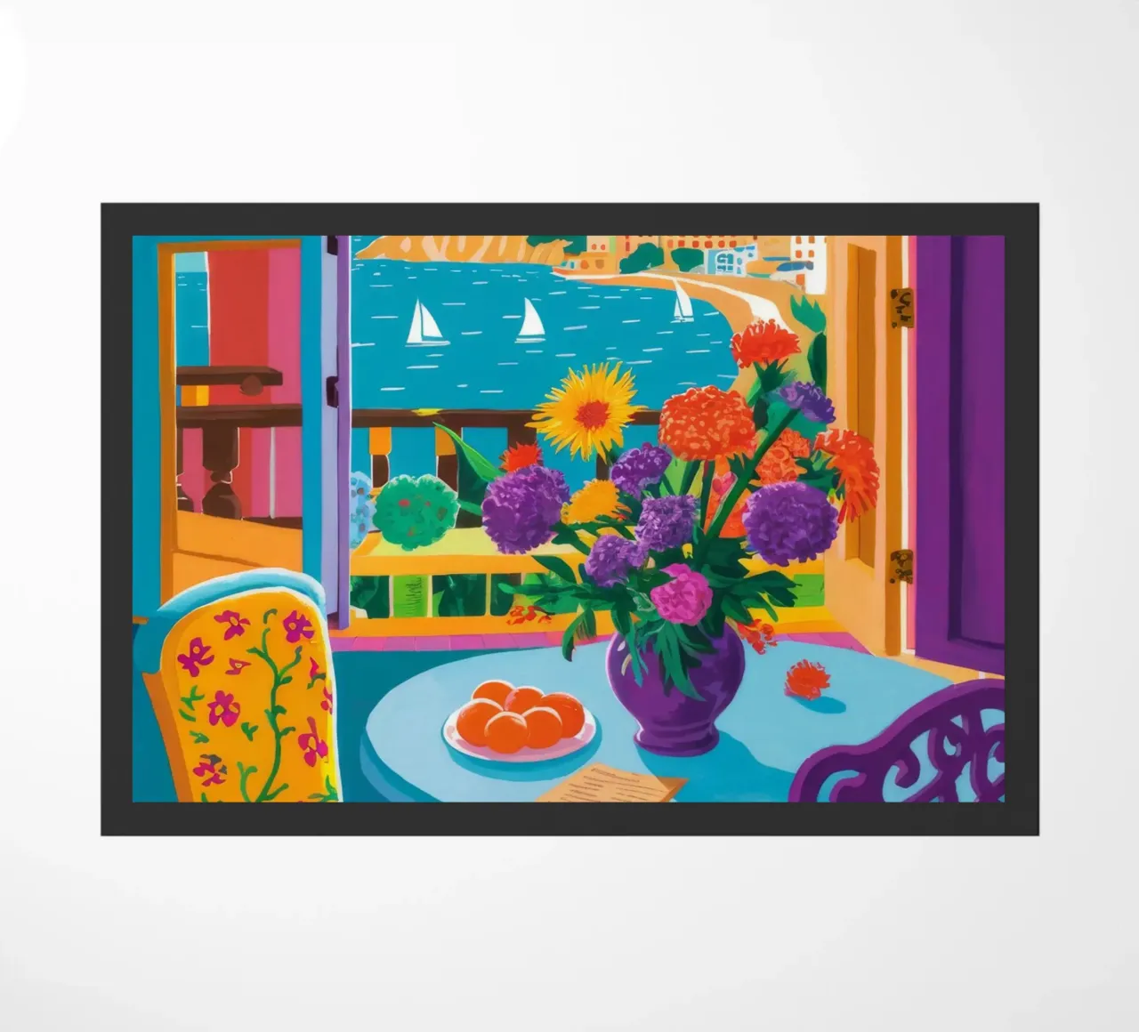 Festa colorata in terrazza zerbino da FadeAura