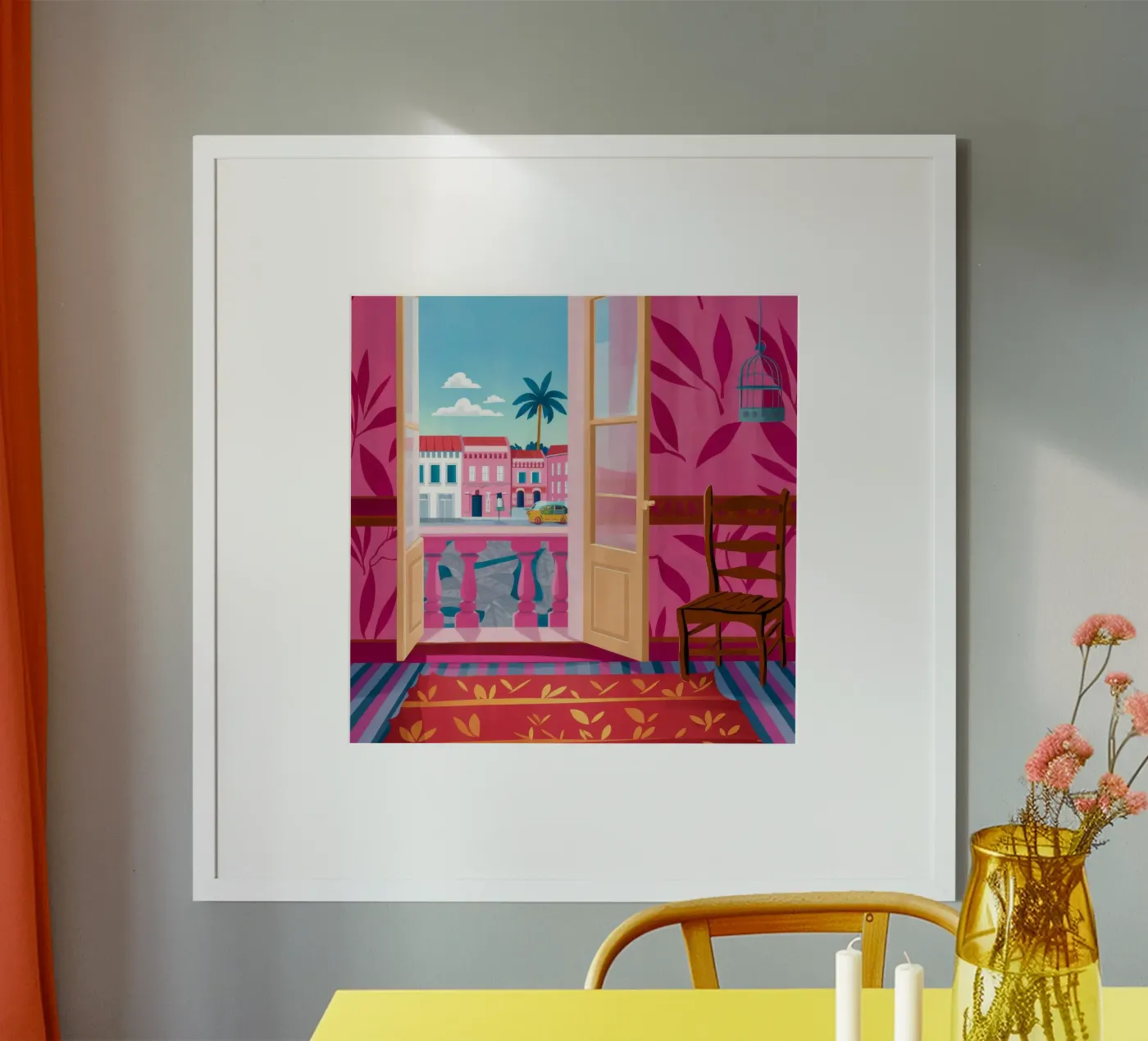 Pink Room Sea Breeze poster da FadeAura