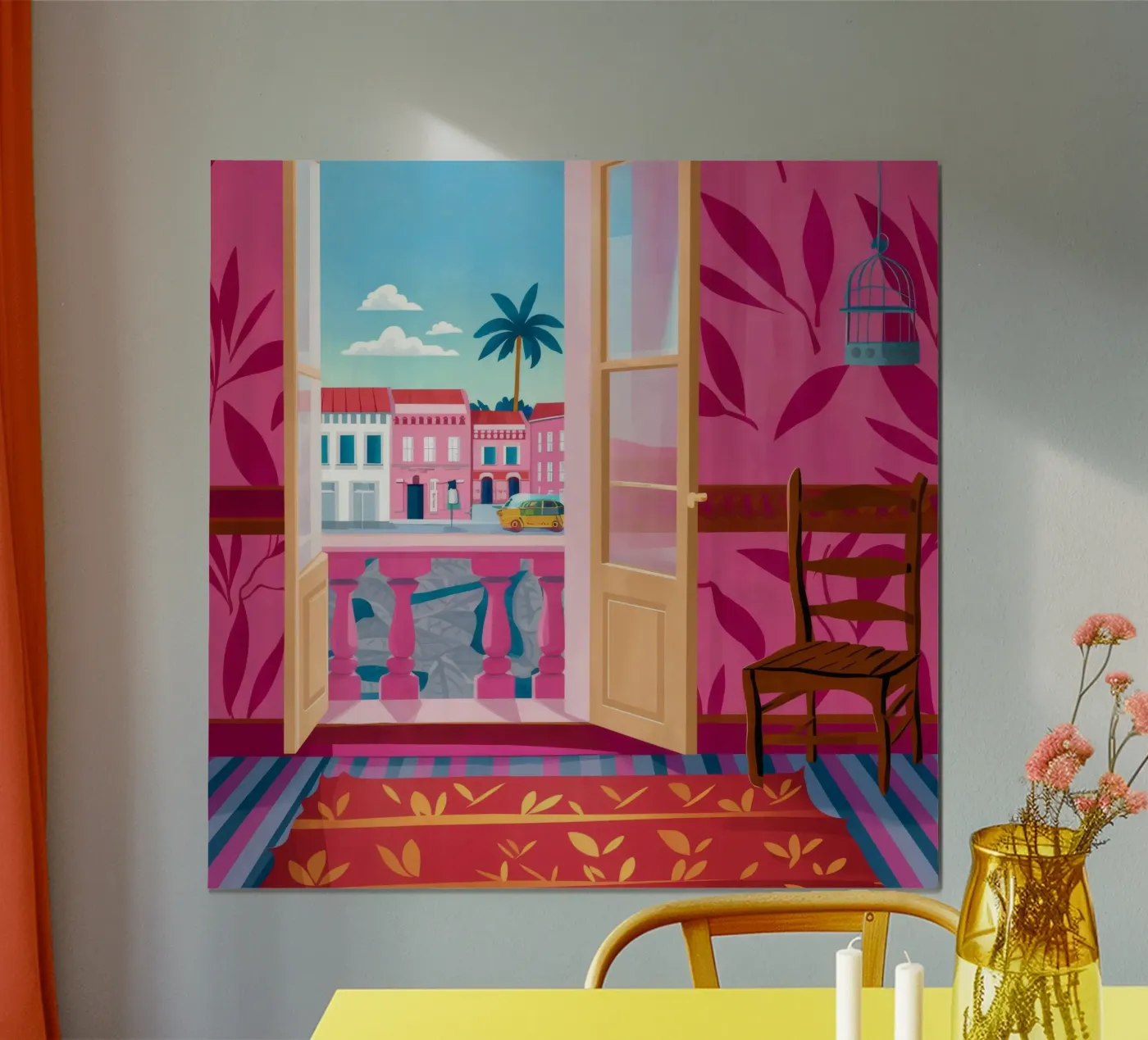 Pink Room Sea Breeze poster da FadeAura