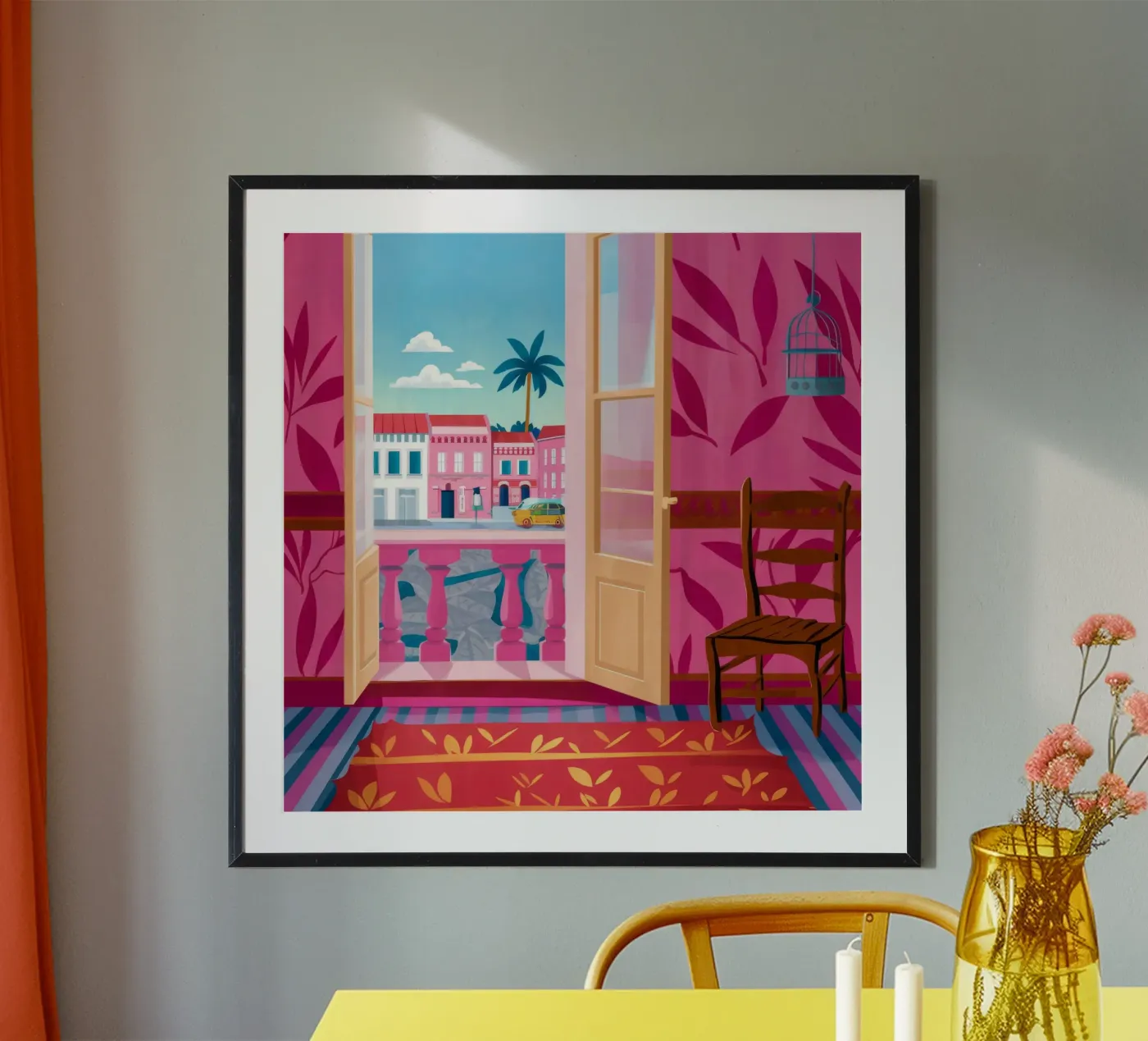 Pink Room Sea Breeze poster da FadeAura