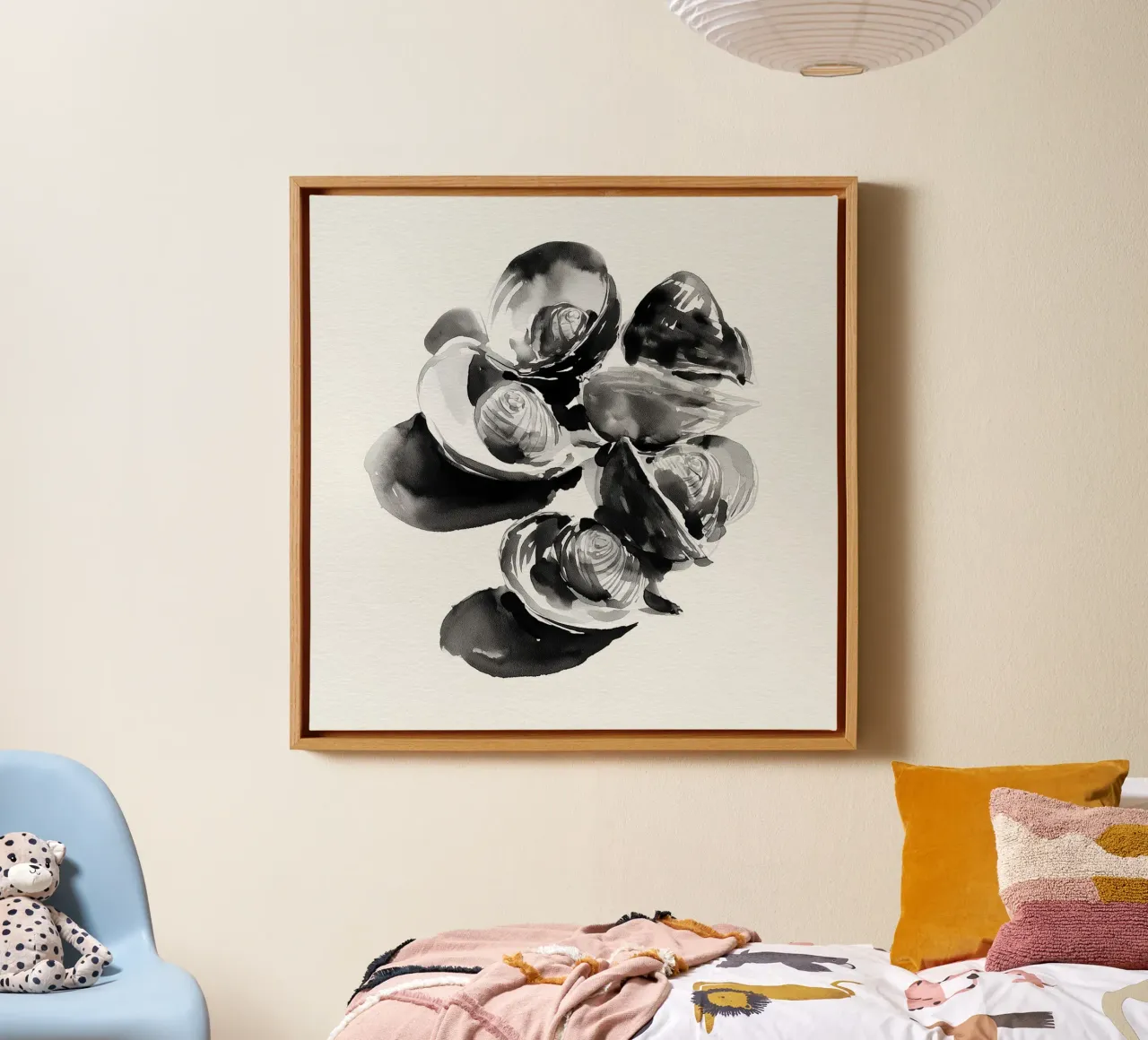 Calma in cluster tela con Cornice a cassetta da Matthias Keller Studio