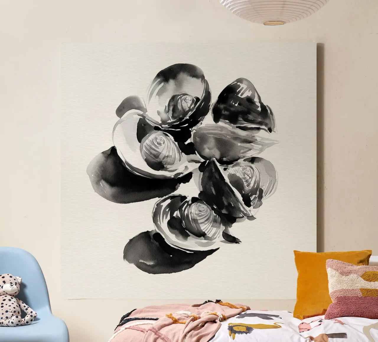 Calma in cluster tela con Cornice a cassetta da Matthias Keller Studio