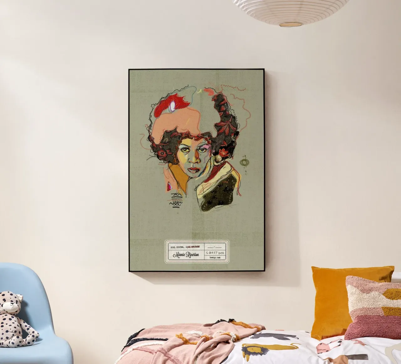 Minnie Portrait plexiglass da Carlos Quitério