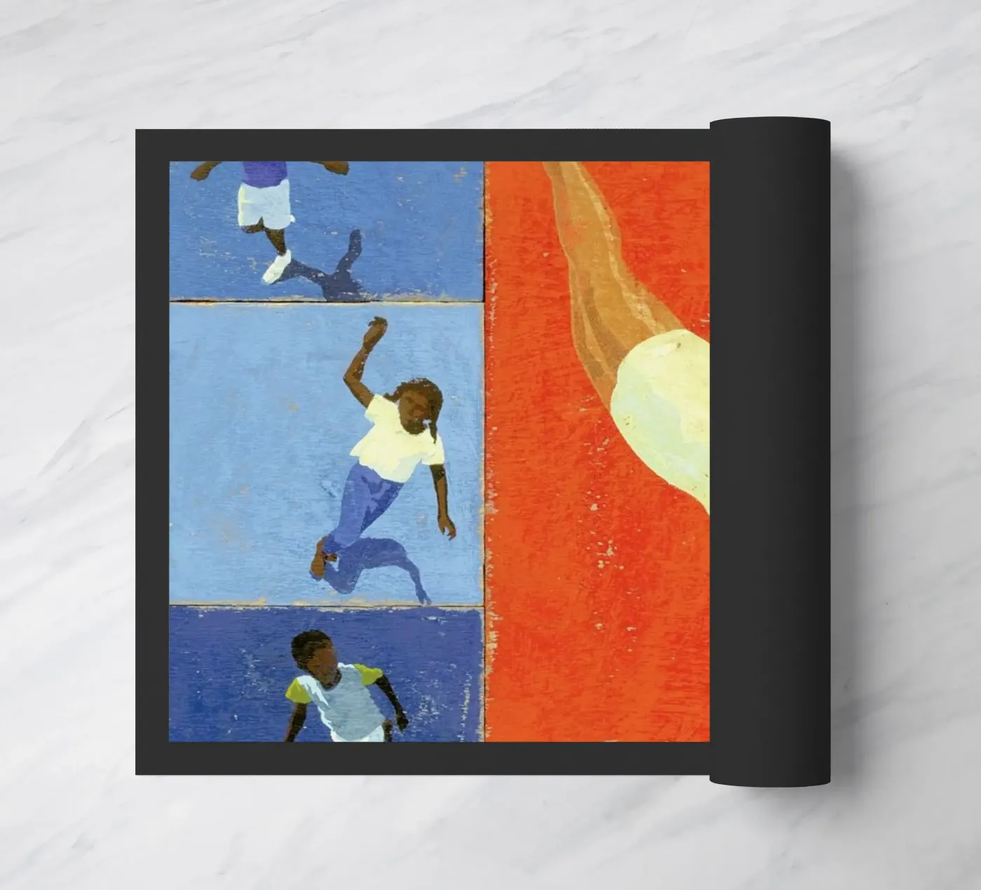 Diver Children doormat by Andy Bridge