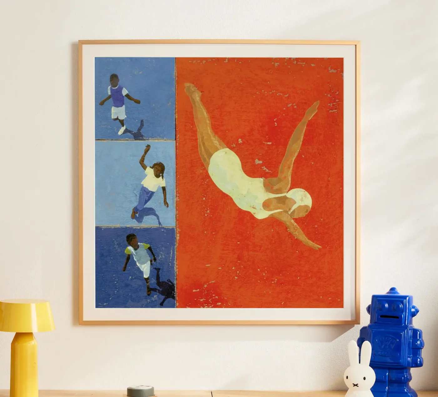 Diver Children poster van Andy Bridge