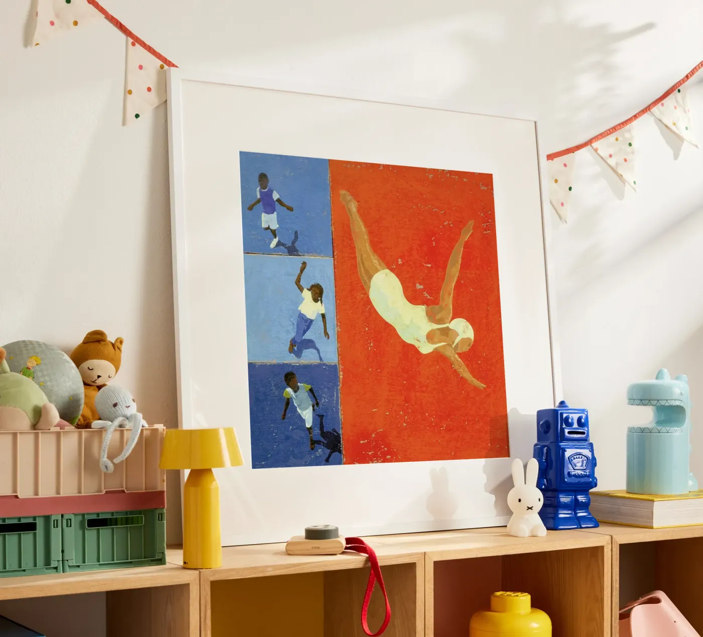 Diver Children poster van Andy Bridge