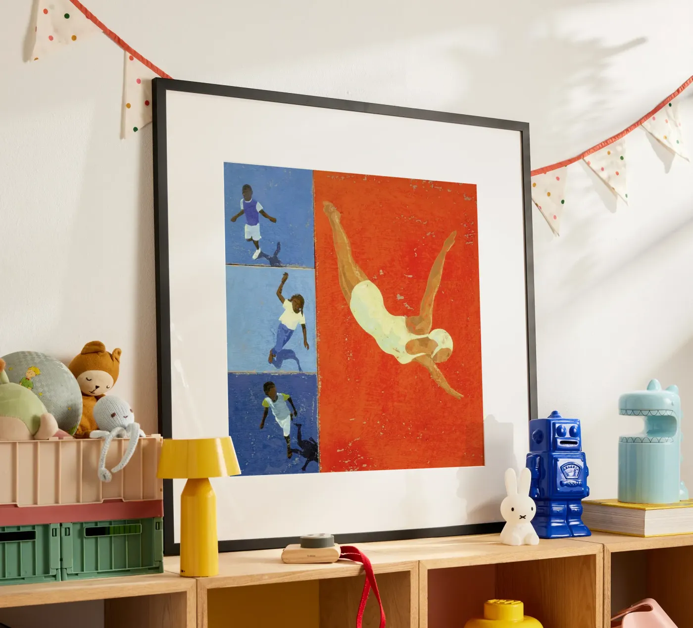 Diver Children poster van Andy Bridge