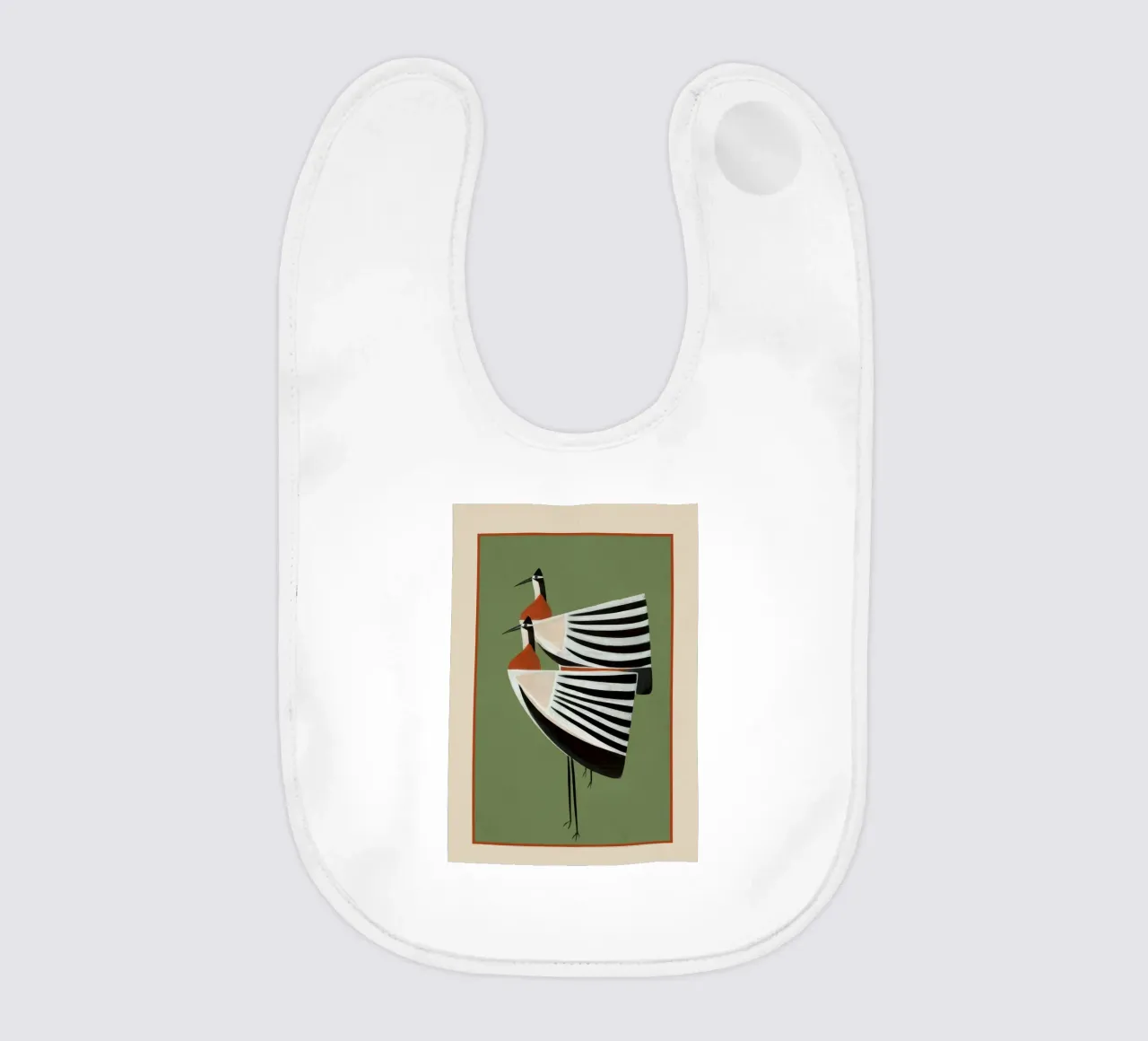 Striped Bird Pair bavaglino da cityart