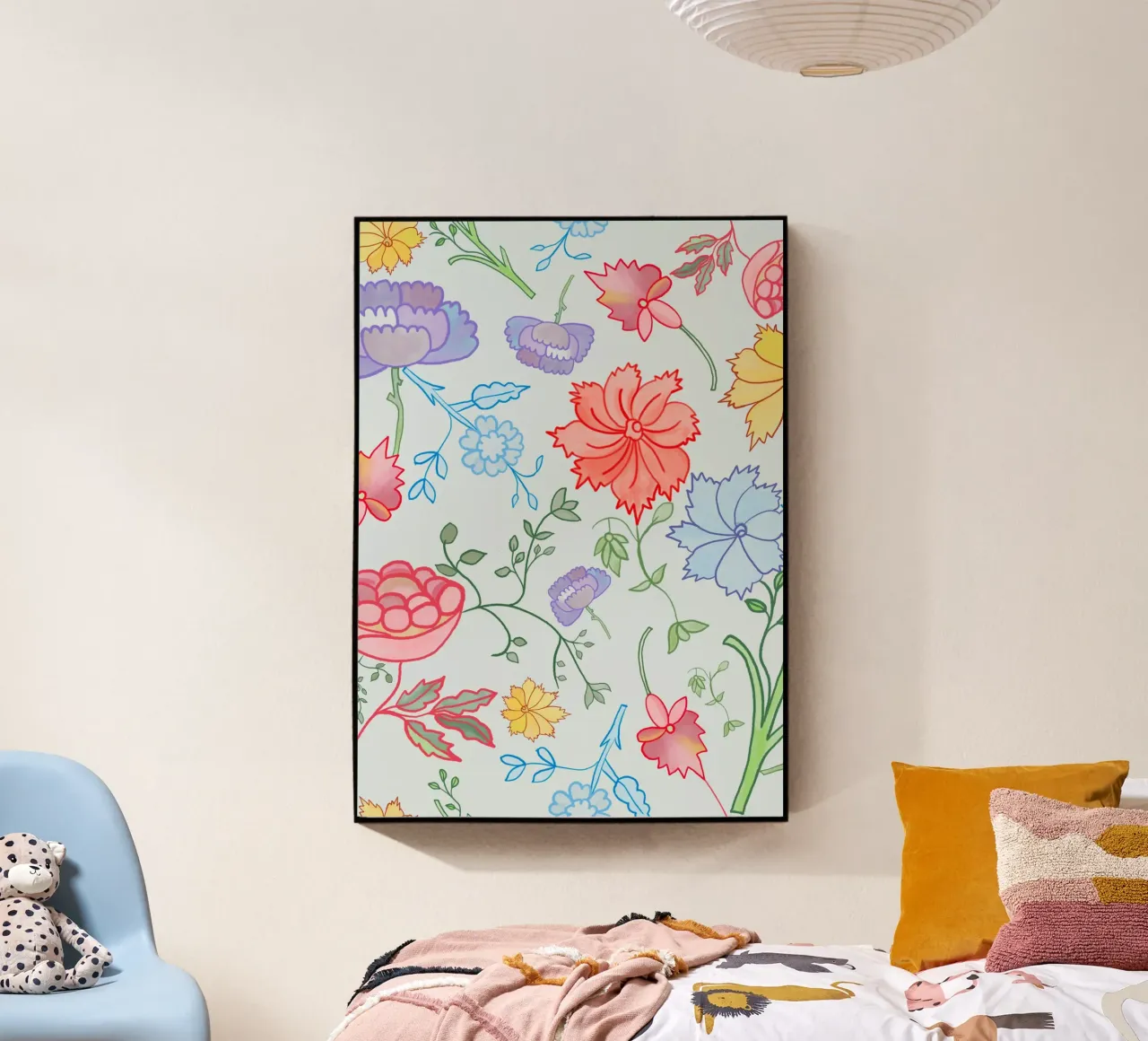 Floreale sgargiante plexiglass da gulsengunel