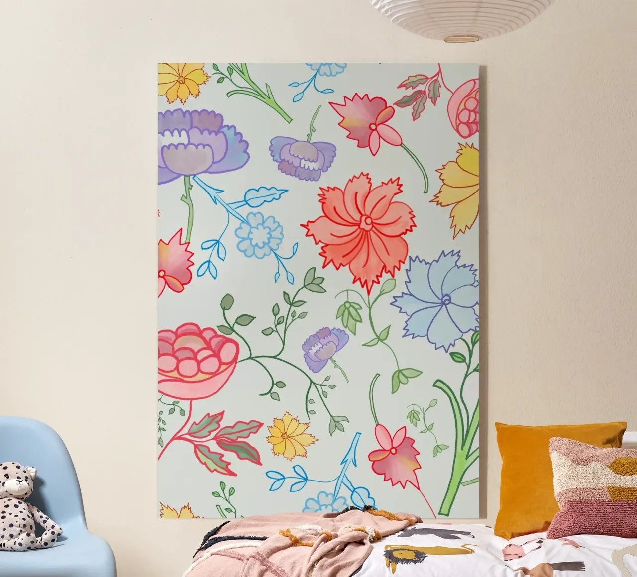 Floreale sgargiante plexiglass da gulsengunel