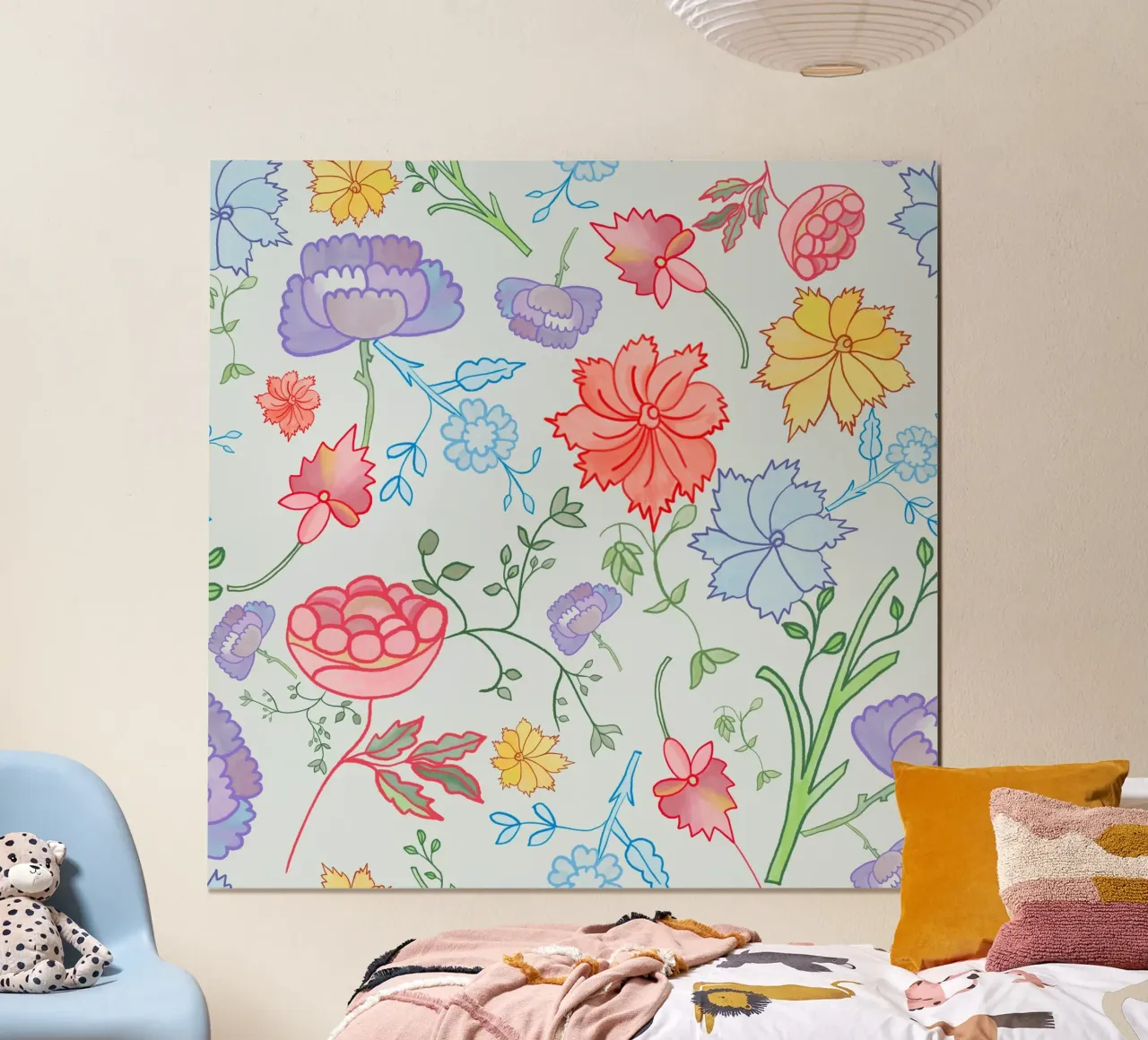 Chintzy floral hahnemühle by gulsengunel