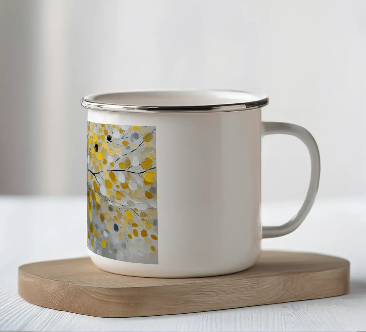 Arte da parete di Imagine tazza in smalto da Imagine